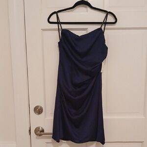 B Darlin Midnight Blue Mini Dress